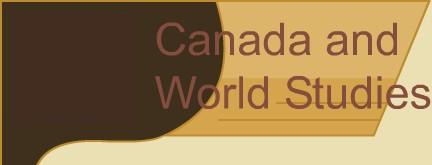 Website Design - Canada and World Studies